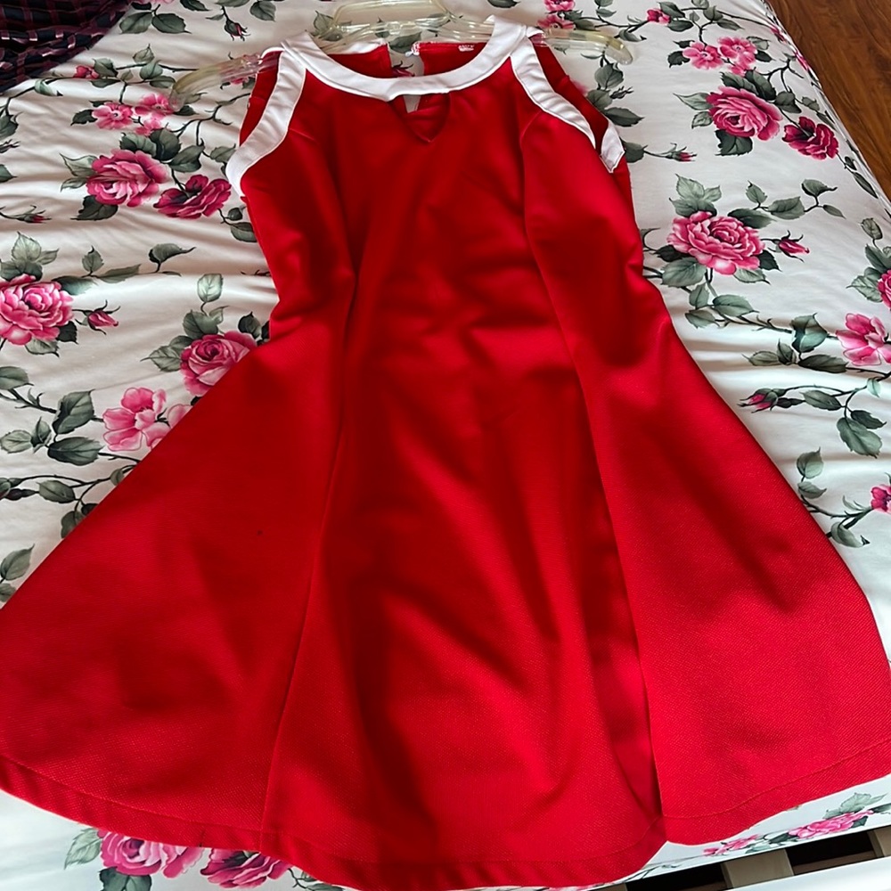 Red dress